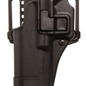 Blackhawk 410568BKR Serpa CQC OWB Size 68 Matte Black Polymer Belt Loop/Paddle Compatible w/Glock 43 Right Hand