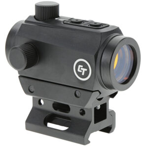 Crimson Trace 0102030 CTS-25 Matte Black 1x20mm 4 MOA Red Dot Reticle, Picatinny Rail Mount