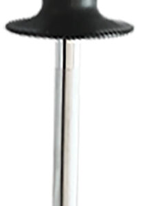 AccuSharp 034C Sharpening Steel 9" Diamond Steel Black Overmolded Rubber Handle Steel