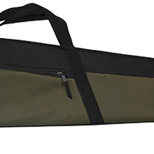 Allen 69346 Powell Rifle Case 46" Green w/Black Trim 600D Polyester, Foam Padding, Large Accessory Pocket & Lockable Zippers