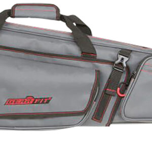 Allen 94948 Gear-Fit Dakota 48" Rifle Case Gray w/Red Accents, Padding & Organizer Pocket for Scoped Rifle