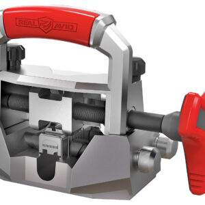 Real Avid AVMSP Master Sight Pusher Gray/Red Handgun Ergonomic Red Handle