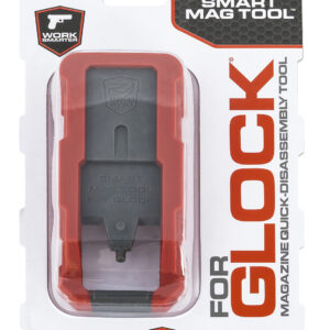 Real Avid AVGLOCKMT Smart Mag Tool Compatible w/Glock, Gray/Red Plastic