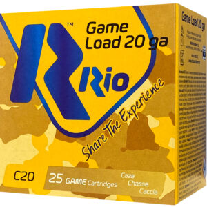 Rio Ammunition RC206 Game Load  20Gauge 2.75" 1oz 6Shot 25 Per Box/10 Case