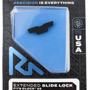 Rival Arms RARA80G004A Slide Lock Extended Glock 42 Black QPQ Stainless Steel