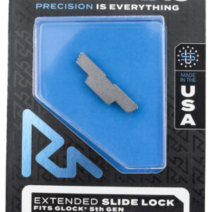 Rival Arms RARA80G002D Slide Lock Extended Polished Stainless for Glock 34/17/19 Gen5