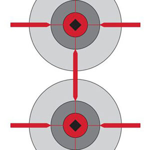 Birchwood Casey 37031 EZE-Scorer Bullseye Paper Target 23" x 35" 100 Per Pkg