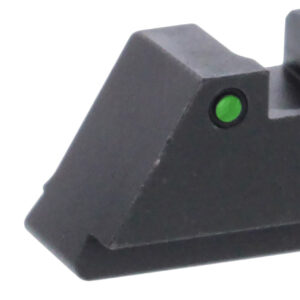 AmeriGlo GL152 Optic Compatible Sight Set for Glock XL Tall Green Tritium White Outline Front Sight-Green Tritium Black Outline Rear Sight