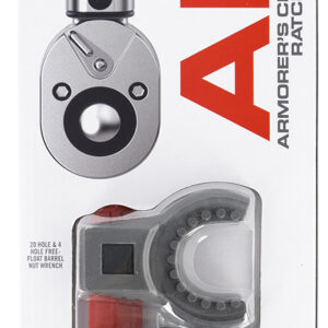 Real Avid AVMF5WS Master -Fit 5 Piece Crowfoot Wrench Set Gray/Red AR-Platform Heavy Duty Torque Wrench Handle 5 Pieces