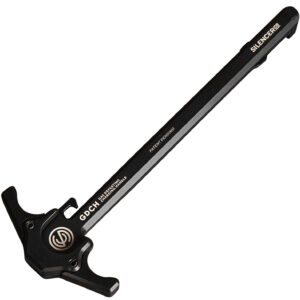 SilencerCo AC5062 Gas Defeating Charging Handle made of Black Anodized 7075-T6 Aluminum & Ambidextrous Design for AR-15