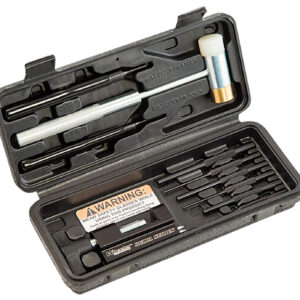 Wheeler 952636 AR15 Hammer & Roll Pin Punch Set Black Steel AR Platform Firearm