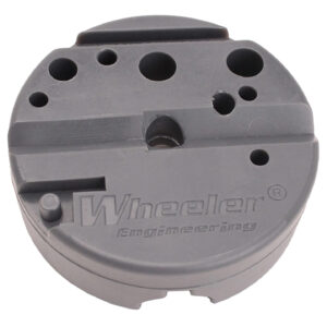 Wheeler 672215 Universal Bench Block Black Urethane Handgun 1 Pieces