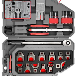 Real Avid AVAMKPRO Armorer's Master Kit Pro Gray/Red AR-15