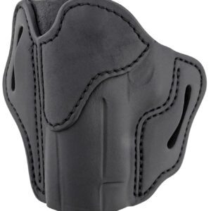 1791 Gunleather ORBH23SBLL BH2.3 Optic Ready OWB Size 2.3 Stealth Black Leather Belt Slide Compatible w/Glock 17/S&W M&P Shield Left Hand