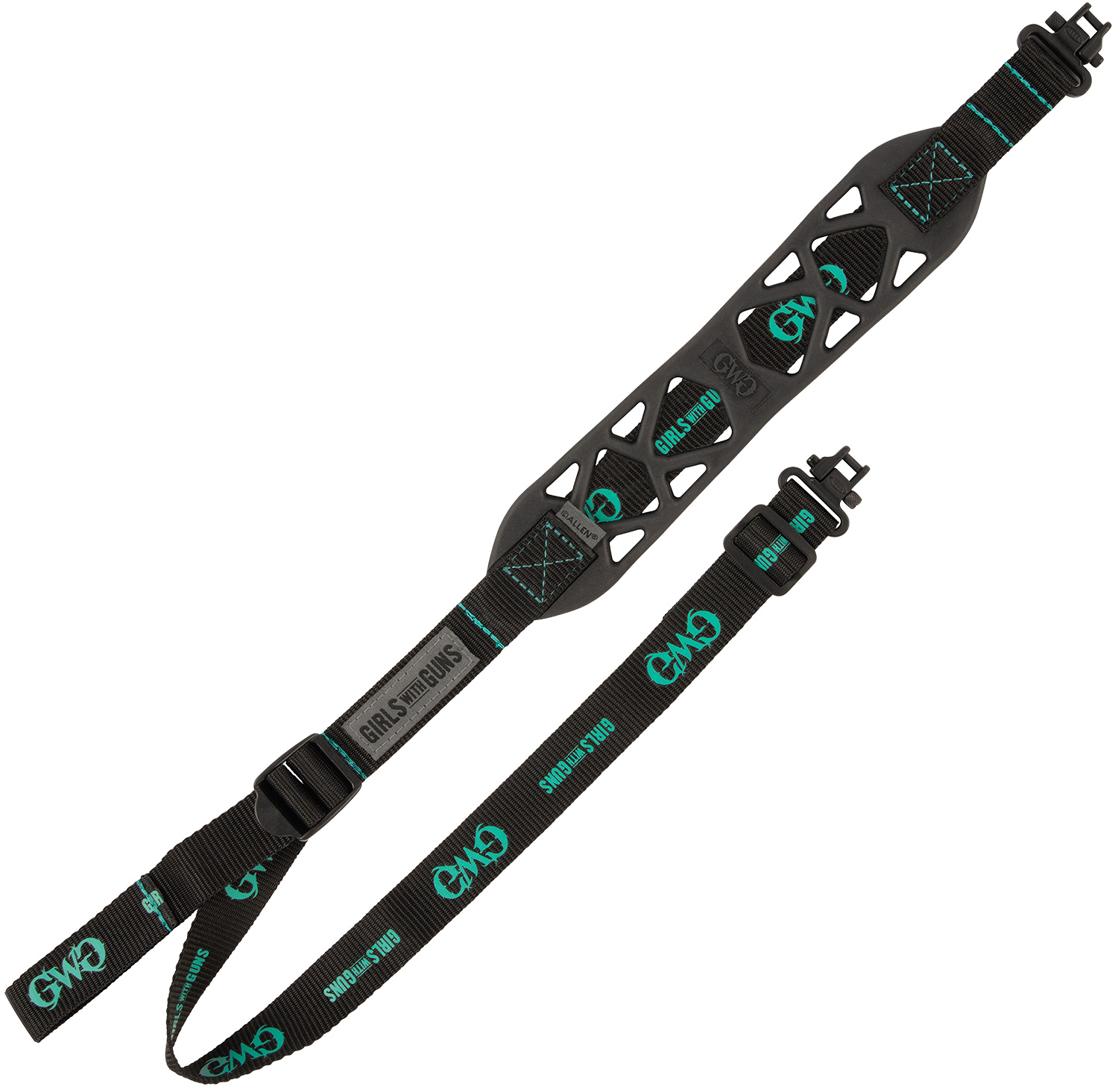 Girls With Guns 8274 Black Label Black Rubber 22.50"-39" OAL Adjustable