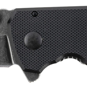 CRKT 2495K SQUID XM 2.95" Folding Drop Point Plain Black Stonewashed D2 Steel Blade/Black G10/SS Handle Includes Pocket Clip