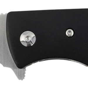 CRKT 2867 Curfew  3.10" Folding Plain Satin 8Cr13MoV SS Blade/Black/White Resin Infused Fiber w/Aluminum Bolster Handle Includes Pocket Clip