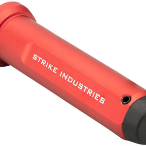 Strike Industries ARBHMILRED Buffer Housing AR Mil-Spec Red Anodized Aluminum for Mil-Spec Buffers