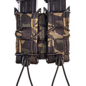 High Speed Gear 11PT02MB TACO Mag Pouch Double MultiCam Black Nylon MOLLE Compatible w/ Pistol