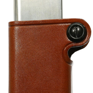 Galco SMC22 SMC Mag Case Single Tan Leather Belt Loop Compatible w/ Walther P99 Belts 1.75" Wide Ambidextrous Hand