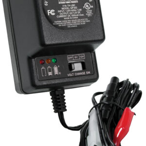 Wildgame Innovations WGIWGIBC0005 Battery Charger Black 6 Volt-12 Volt
