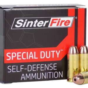 SinterFire Inc SF10125SD Special Duty (SD)  10mmAuto 125gr Lead Free Frangible Hollow Point 20 Per Box/10 Case