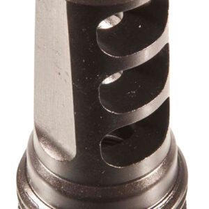 SilencerCo AC142 ASR Muzzle Brake Black Steel with 1/2"-28 tpi Threads for 5.56x45mm NATO