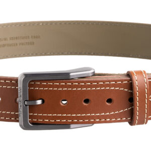 Magpul MAG127623046 Tejas EL Pistolero Light Brown Bull Hide 46" 1.50" Wide Buckle Closure