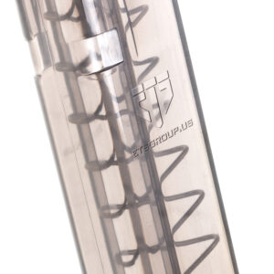 ETS Group SMKGLK1710 Pistol Mags  10rd Limited 9mm Luger Compatible w/ Glock 17/19/26/45/18/19X/34 Smoke Polymer