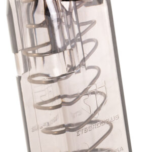 ETS Group SMKGLK26 Pistol Mags 10rd Standard 9mm Luger Compatible w/ Glock 26 Smoke Polymer