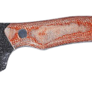 CRKT 2014 Razel Nax 4.29" Fixed Plain Black Stonewashed 1075 Carbon Steel Blade/Weathered Resin Infused Fiber Handle Includes Sheath