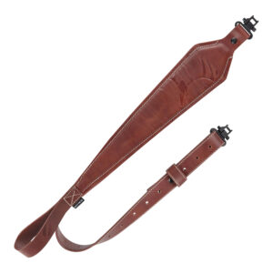 Heritage Cases 8510 Deer Deboss  Brown Leather 28"-35" OAL Rifle