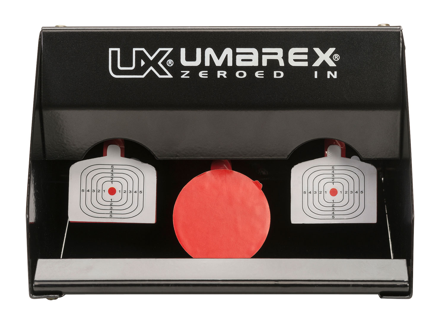 Umarex 2218075 Trap Shot Re-Setable Steel Red/White Target Air Rifle