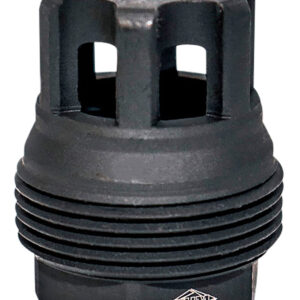 Yankee Hill 4401MB28 sRx QD Mini Muzzle Brake Black Phosphate Steel with 1/2"-28 tpi, 9mm, 1.10" OAL & 9.375" Diameter for sRx Adapters