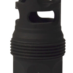 Yankee Hill 4445MB24B sRx Q.D. Muzzle Brake Short Black Phosphate Steel with 11/16"-24 tpi for sRx Adapters