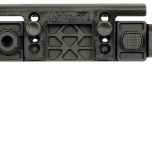 Midwest Industries MIAKALPHAFS Alpha Folding Stock Black Synthetic Side Folding Stock with Adjustable Cheekrest, Compatible w/ 1913 Picatinny Rail Adapter for AK-Platform