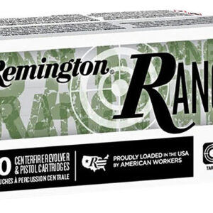 Remington Ammunition R27780 Range 9mmLuger 124gr Full Metal Jacket 50 Per Box/20 Case