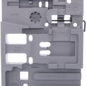 Birchwood Casey ARBENCH-BLOCK Bench Block  Gray AR-15