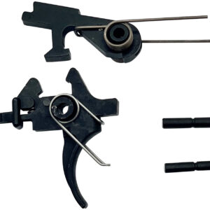 LBE Unlimited AR2STG Replacement Trigger Two-Stage Group, Curved Adj., Fits AR-15