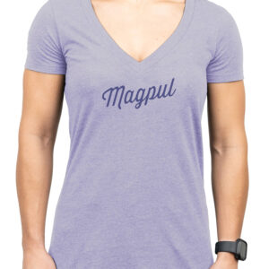 Magpul MAG1336-530-2X Rover Script Women's Orchid Heather Cotton/Polyester Short Sleeve 2XL