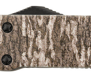 Templar Knife MAMOB121 Premium LW  Slim 3.16" OTF Dagger Plain Black Oxide Stonewashed Powder Coated D2 Steel Blade, 4.93" Mossy Oak Bottomland Aged Aluminum Handle