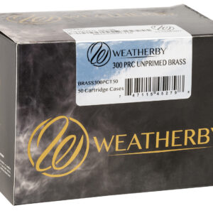 Weatherby BRASS300PCT50 Unprimed Cases 300PRC Rifle Brass 50/Box