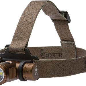Browning 3713345 Blackout Elite Headlamp Burnt Bronze 4/860 Lumens White LED/Green