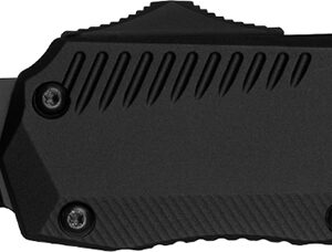 Kershaw 9000BLK Livewire  Automatic 3.30" OTF Spear Point Plain Black DLC CPM MagnaCut Steel Blade, Black Anodized Aluminum Handle, Includes Pocket Clip