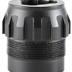 Dead Air DA444 P-Series 3-Lug Adapter Black Stainless Steel, Fits Primal/Wolfman/Ghost 45 with P-Series Adapter