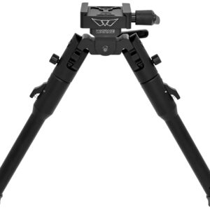 Warne 7912M Lite Bipod Skyline Matte Black 6.5"-11.15", Aluminum, ARCA