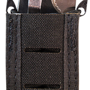 High Speed Gear 41PT00BK TACO Duty Single Pistol Mag, Black Nylon with MOLLE Exterior, Fits MOLLE & 2" Belt