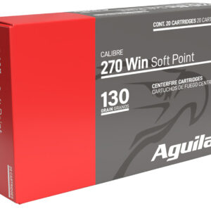 Aguila 8053AG 270Win 130gr InterLock Boat Tail Soft Point 20 Per Box/10 Case