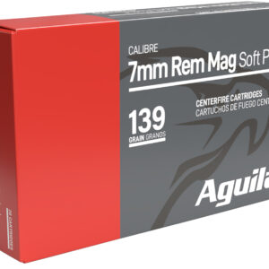 Aguila 80591AG 7mmRemMag 139gr InterLock Boat Tail Soft Point 20 Per Box/10 Case