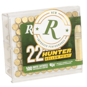 Remington Ammunition R21251 Golden Hunter 22LR 40gr Plated Hollow Point 100 Per Box/50 Case
